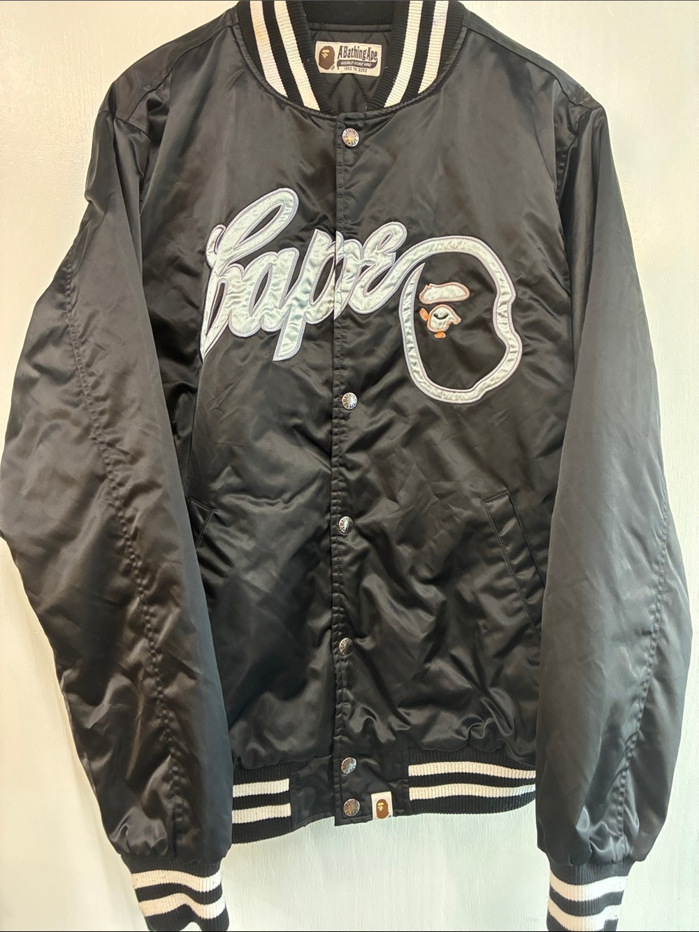 A Bathing Ape baseball jacket